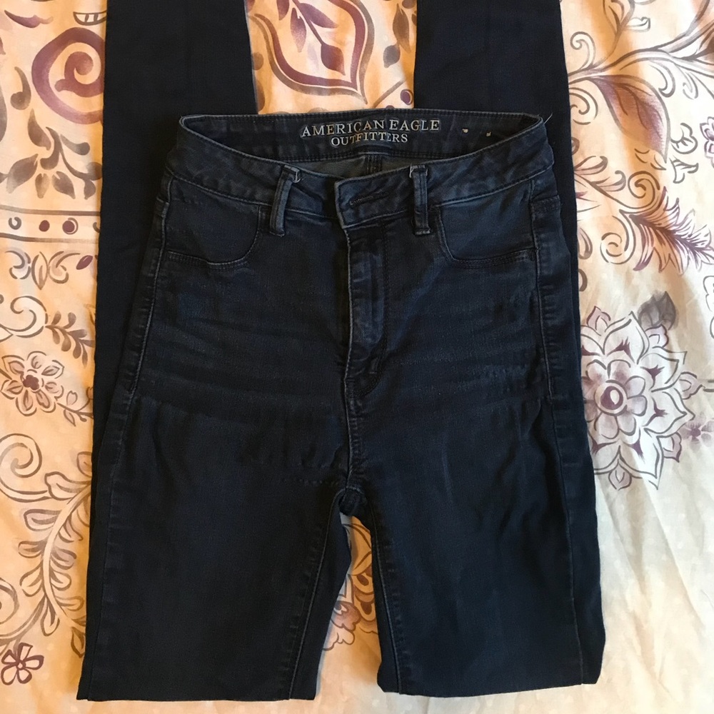 American Eagle Sky high rise skinny jeans